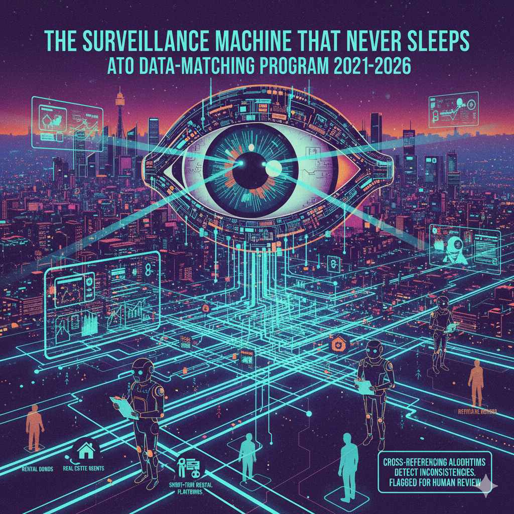 Image depicting AI surveillance of ATO